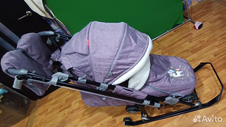 Санки коляска ника 7 8