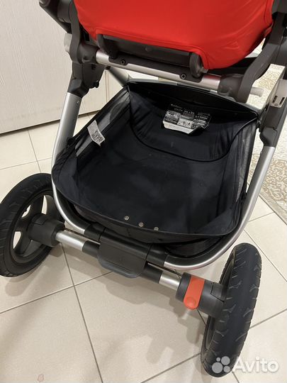 Коляска stokke trailz terrain RED, торг уместен