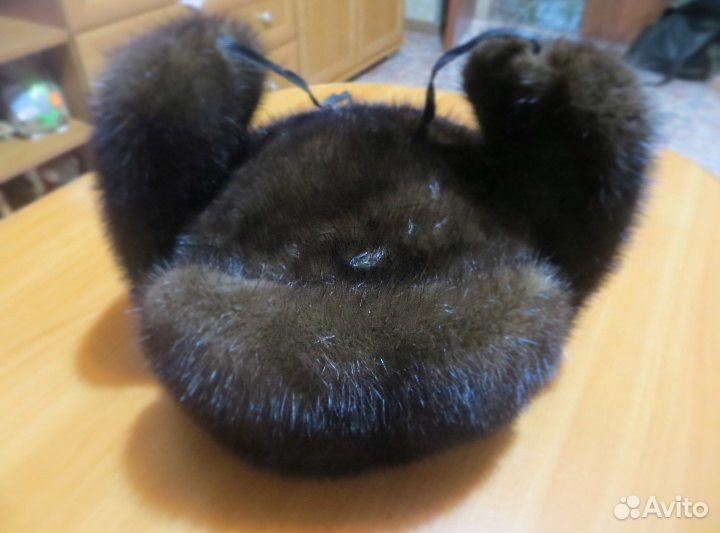Норковая шапка ушанка