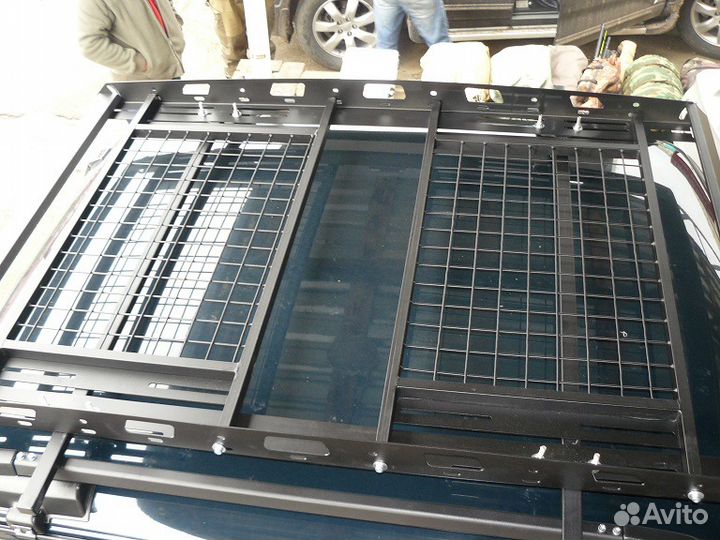 Корзина-багажник 2-х секционная на крышу