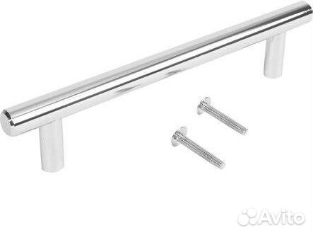 Ручка-Рейлинг Серебро 128мм Для Кухни/Для Мебели