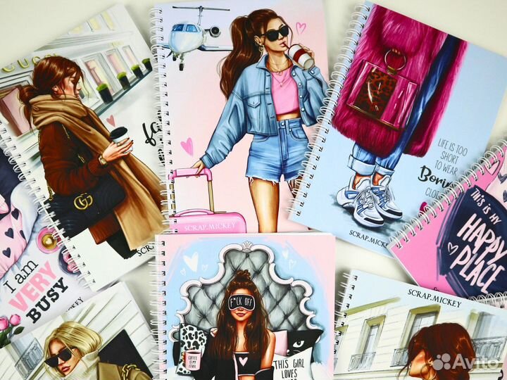 Блокноты, ежедневники, тетради, сменные блоки