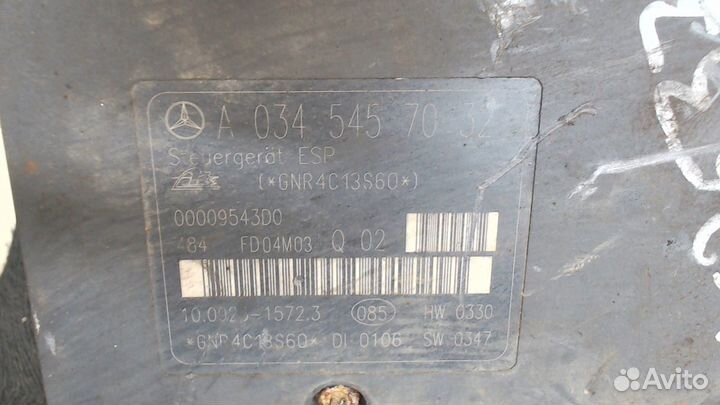 Блок абс, насос Mercedes C W203, 2004