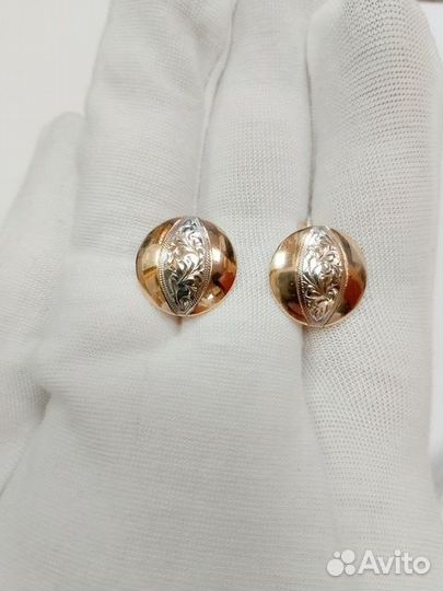 Золотые серьги