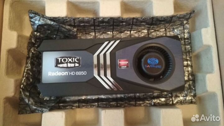 Видеокарта Radeon HD 6850 Toxic 1gb