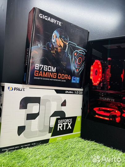 Игровой пк i5-13400/RTX3060/B760/32gb/1TB M2