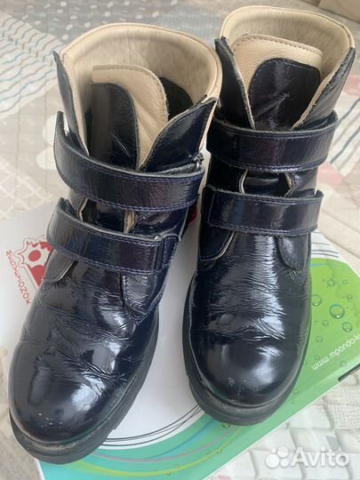Ботинки демисезонные для девочки 35 размер