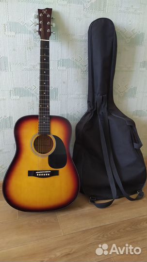 Акустическая гитара homage с чехлом