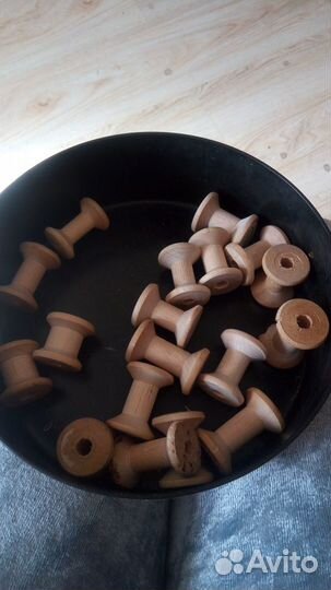 Катушки деревянные