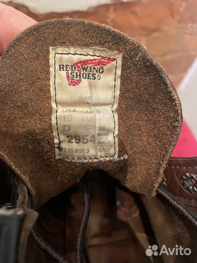 Ботинки мужские red wing 2954 haritage