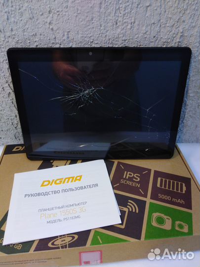 Планшет Digma Plane 1550S 3G на запчасти