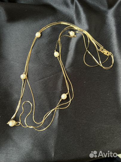 Колье бусы Monet