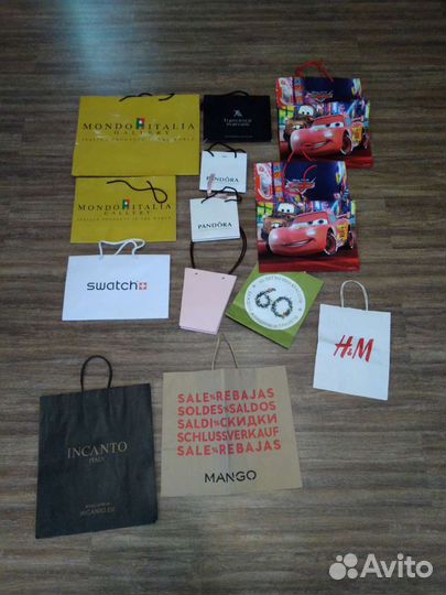 Наклейка пакеты за всё