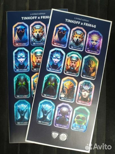 Набор наклеек Tinkoff x FRM46