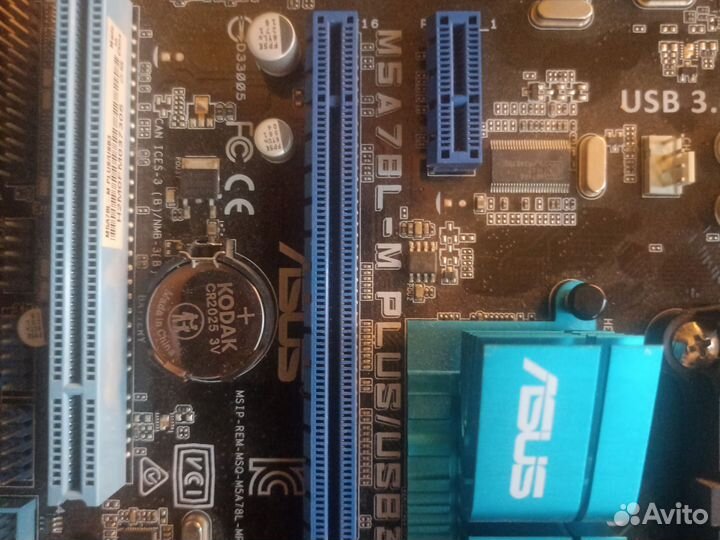 Материнская плата asus m5a78l m plus usb3