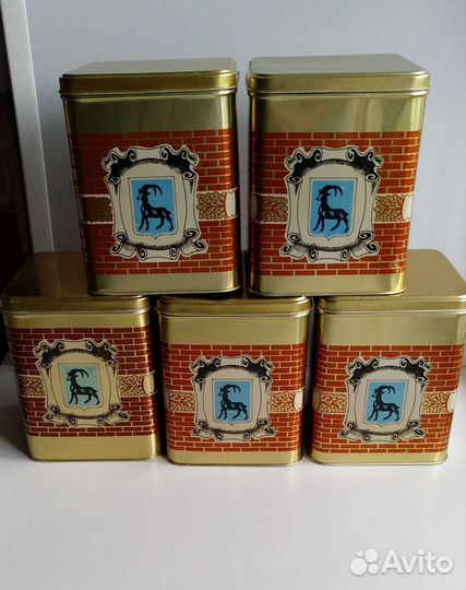 Винтаж Жестяные Банки 400 лет Самара СССР 1986 год