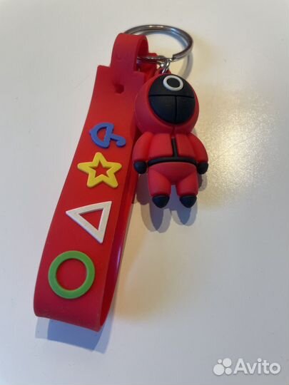 Брелок динозавр дракон игра в кальмара