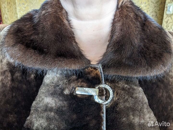 Шуба мутон 60 размер