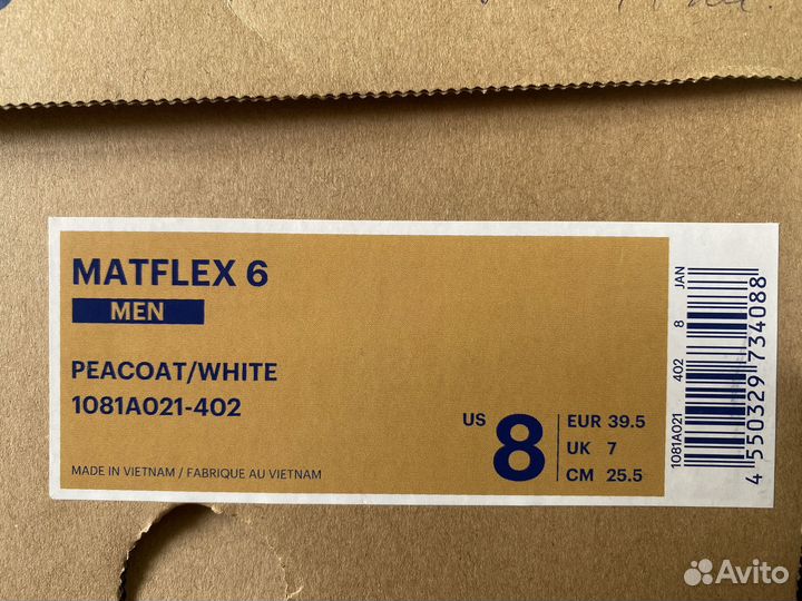 Борцовки asics matflex 6. 39,5