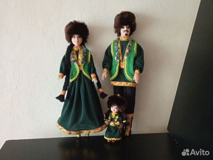 Куклы Башкирская семья