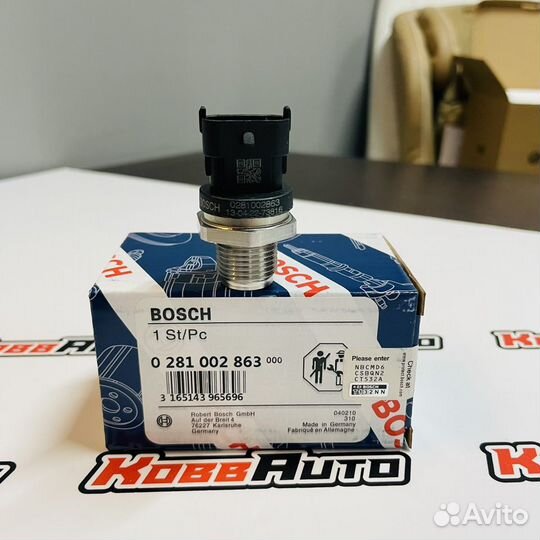 Датчик давления топлива Bosch 0281002863