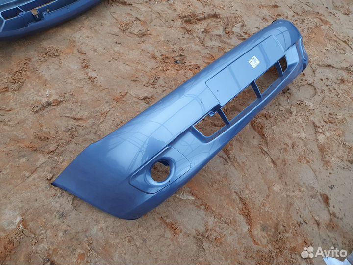 Бампер передний лада калина, цвет боровница