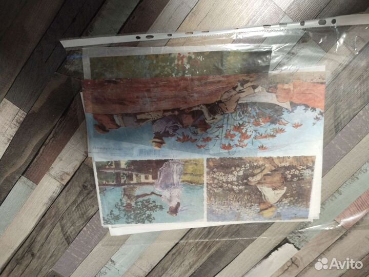 Декупажная карта Рисовая бумага