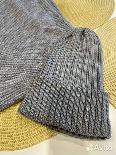 Комплект шапка и шарф женские