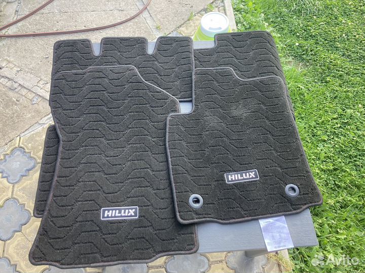 Коврики ворсовые toyota hilux 8 2024 GR