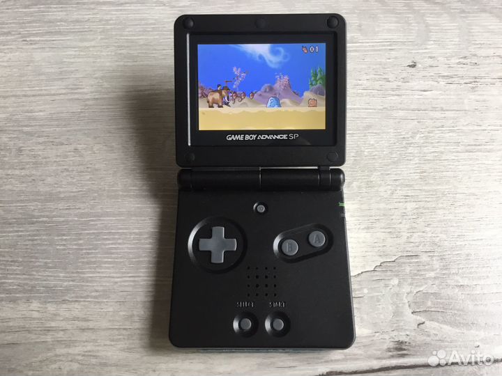 GBA SP AGS - 101 type - c metroid