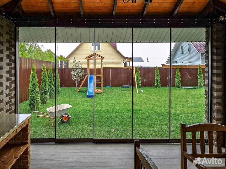 Наклонно-сдвижные оконные порталы