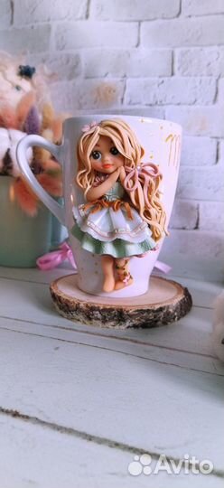 Кружка с декором 