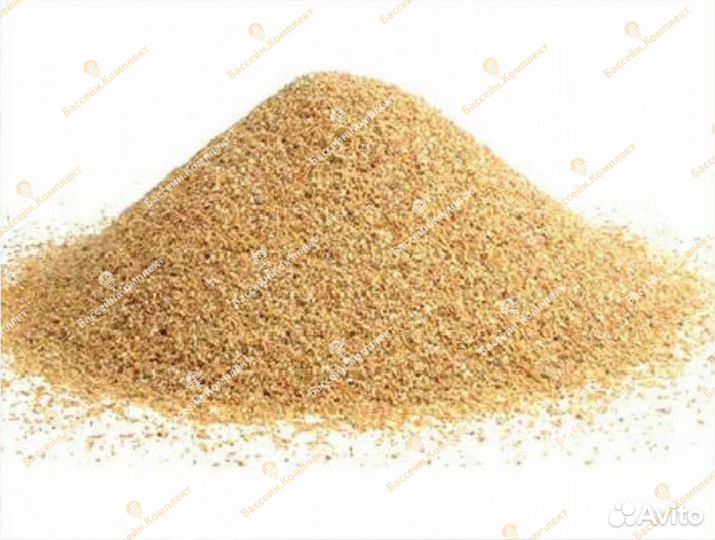 Кварцевый песок для бассейна, 25 кг