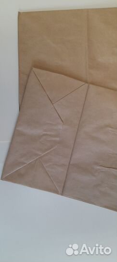 Крафт пакеты с крученными ручками