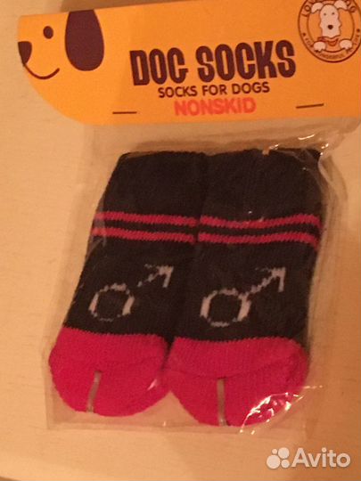 Носочки для собаки мелкой породы новые