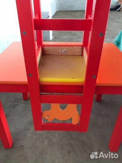 Детский стол со стулом IKEA