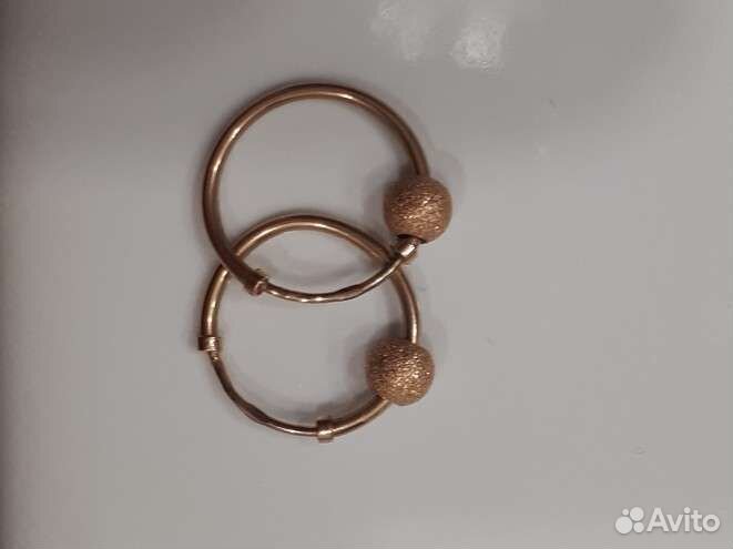 Золотые серьги 585 проба