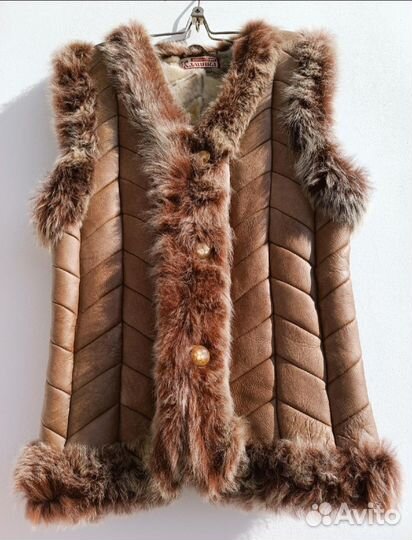 Жилет мех тосканы 46-48 р