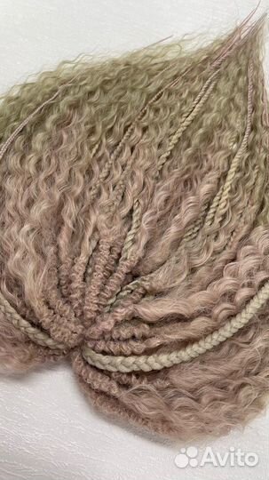 Комплект де косы и дреды кудри