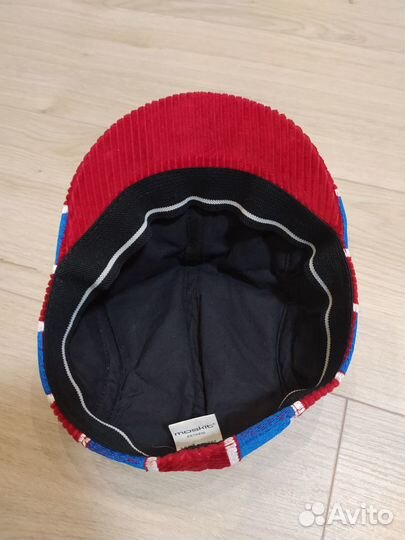 Винтажный кепи из вельвета