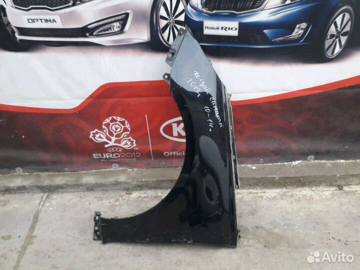 Крыло переднее левое 10-14год Hyundai Sonata