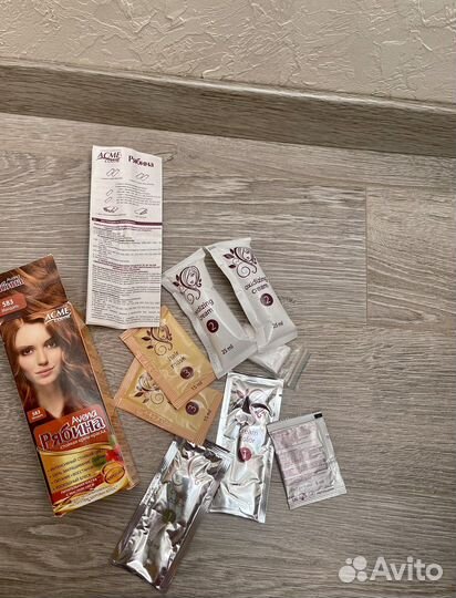 Краска для волос рыжий медный оттенок «Миндаль»