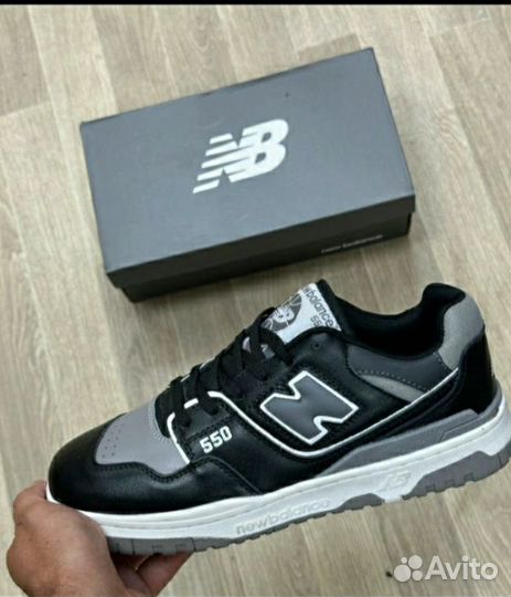 Кроссовки new balance 550 кожа