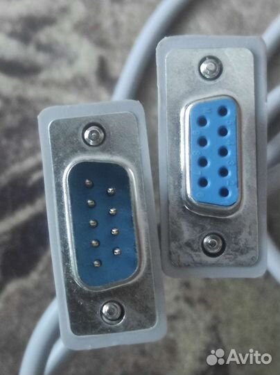 Кабель последовательного порта RS-232 (DB9F/DB9M)