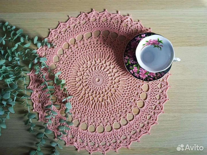 Вязаные салфетки