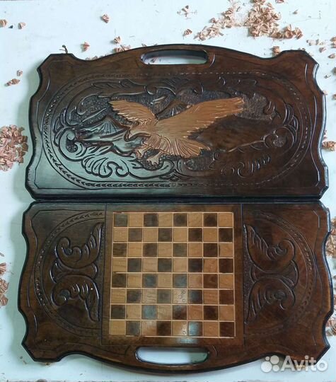 Нарды ручной работы резные