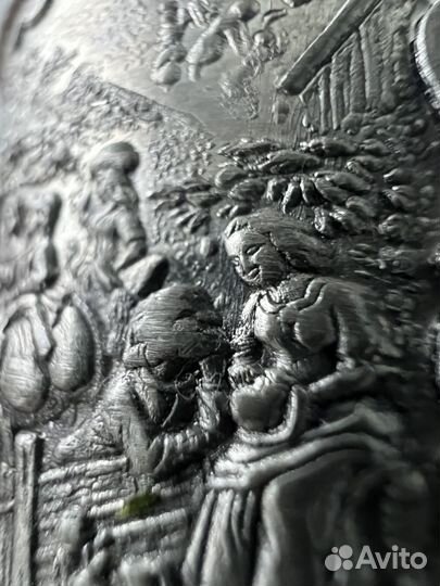 Стопка олово оловянная германия пьянка праздник