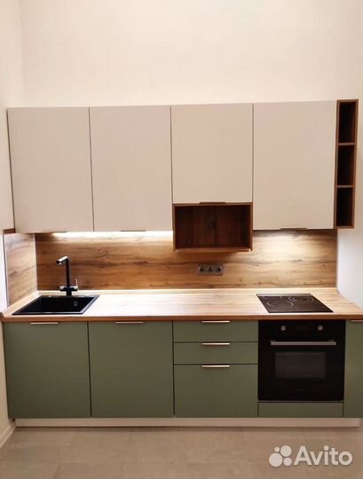 Кухня угловая с островом