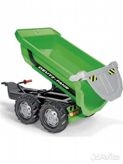 Веломобили Rolly Toys Rolly Toys rollyTrailer Przyczepa wywrotka Halfpipe Deutz-Fahr