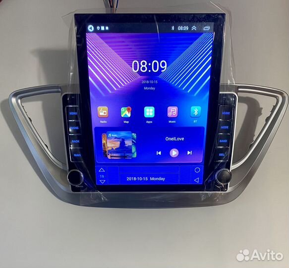 Магнитола тесла 2/32GB IPS Hyundai Solaris